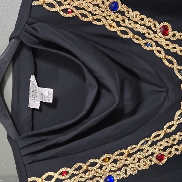 Adolf Black Long Sleeve Top - Picture 2 of 7